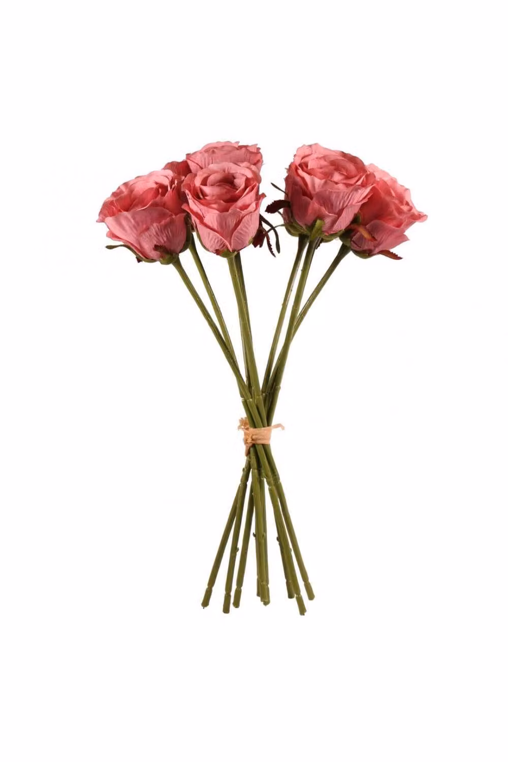 KDMD Dusky Pink Artificial Rose Flower Bundle – 3