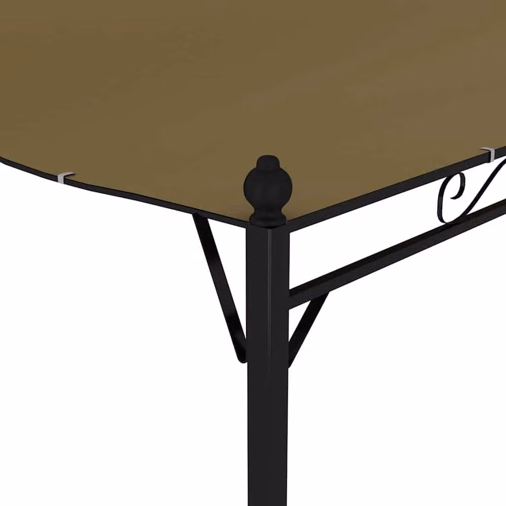 Berkfield Home Sunshade Awning in Taupe, W: 3 m, D: 2.4 m – 3