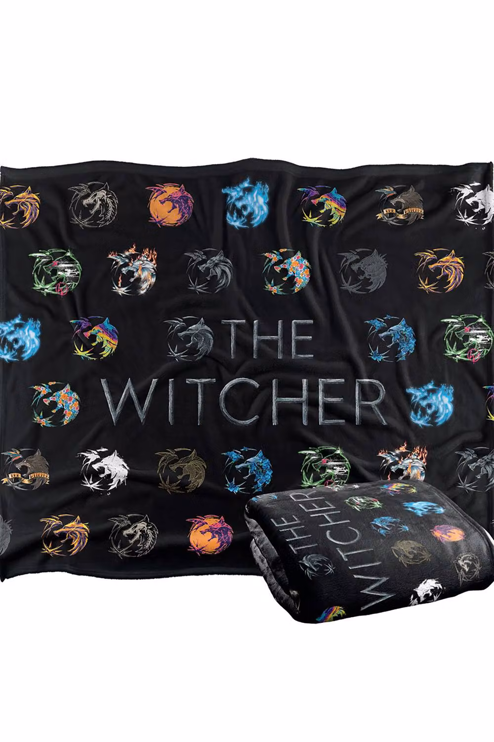 The Witcher Crest Collage Silky Touch Super Soft Fleece Throw Blanket, Multicolour, W/D: 152 x 127 cm – 5