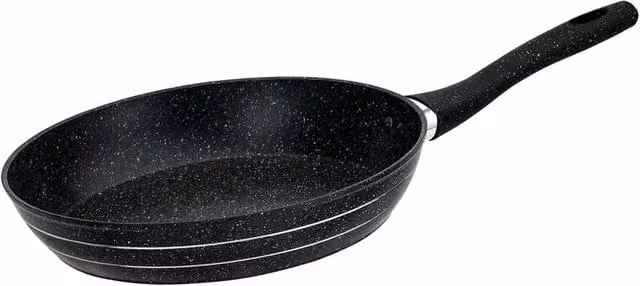 Royalford Smart Non-Stick Frying Pan with Durable Granite Coating, Black, 26 cm – 1