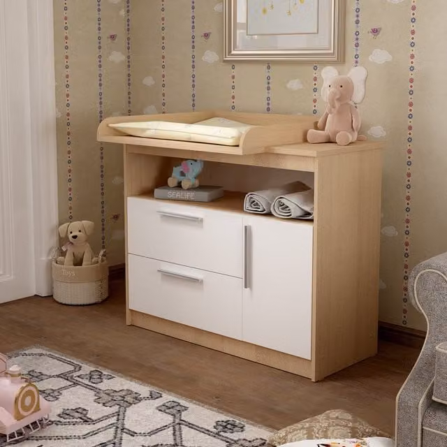 Shefa Kids 1150 Changing Unit in Elm-White