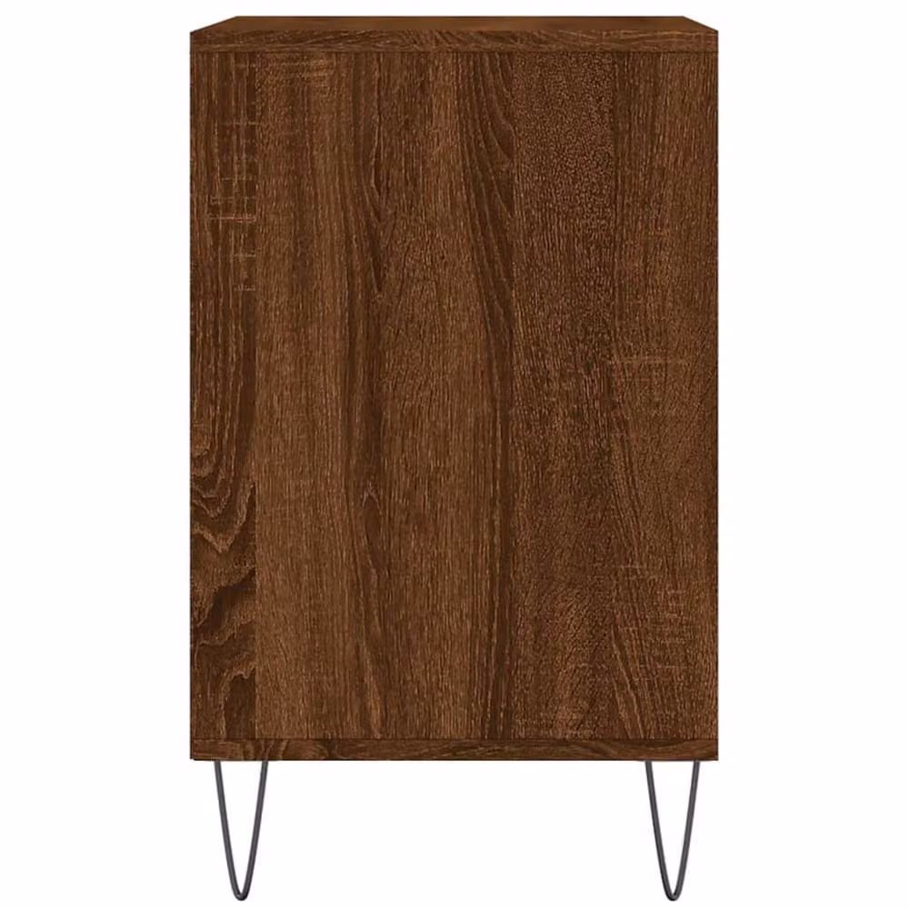 Berkfield Home Modern Shoe Cabinet in Brown Oak, W/D/H: 102 x 36 x 60 cm – 4