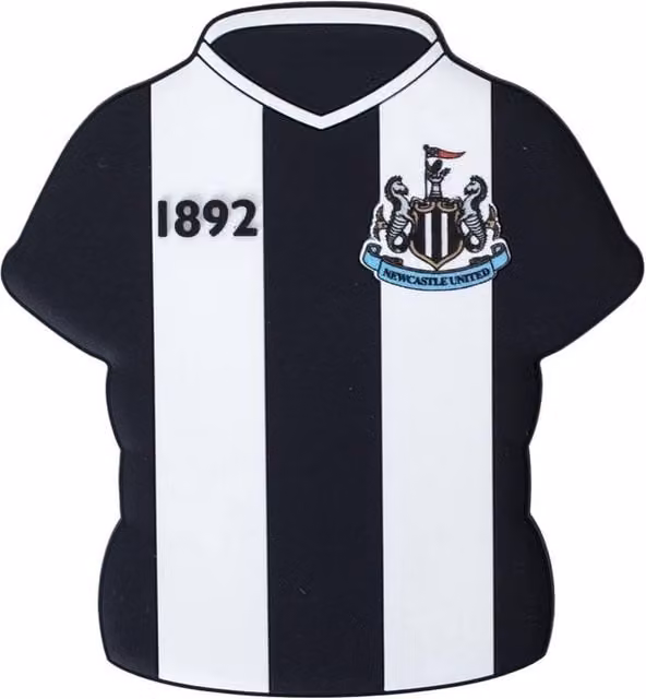 Newcastle United FC Home Kit PVC Fridge Magnet in Black