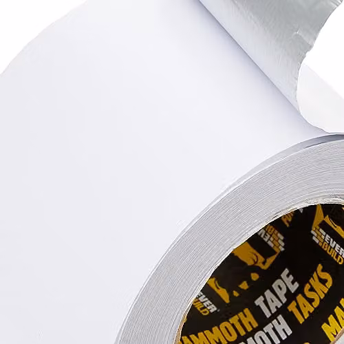 Everbuild Mammoth Aluminium Composite Tape, Silver and Grey, W: 100 mm, L: 45 m – 3