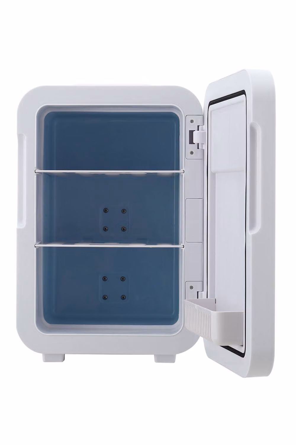 Living and Home 16L Dual-Use Mini Thermoelectric Refrigerator with Glass Door, White – 2