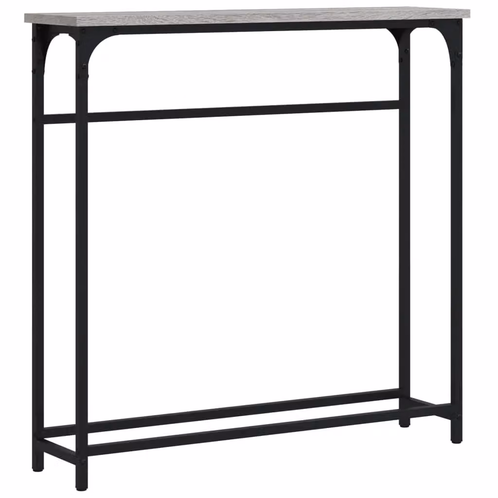 Berkfield Home Grey Sonoma Console Table, W/D/H: 75 x 19.5 x 75 cm – 2