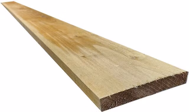 Snowdon Timber Treated Brown Wood Gravel Board, W: 15.0 cm, H: 2.2 cm, L: 3.6 m, Pack of 9