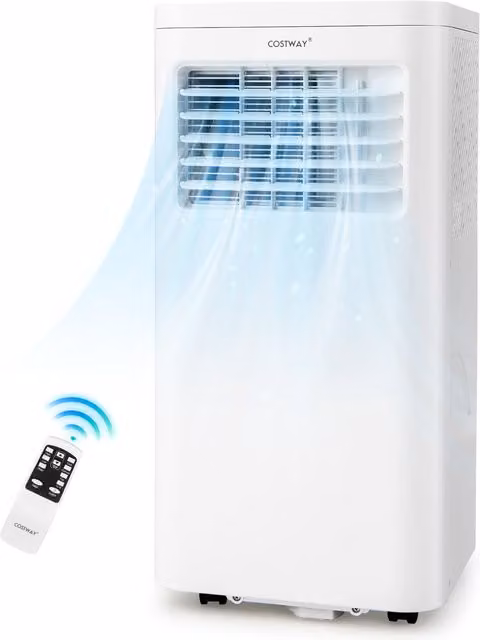 Costway 9000 BTU Portable Monobloc Air Conditioner in White