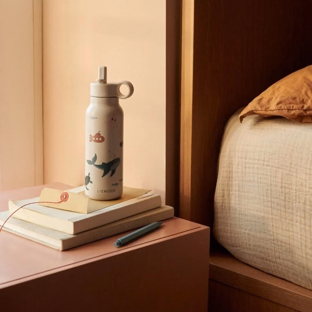 Liewood Falk Water Bottle, 350ml, Sandy – 3