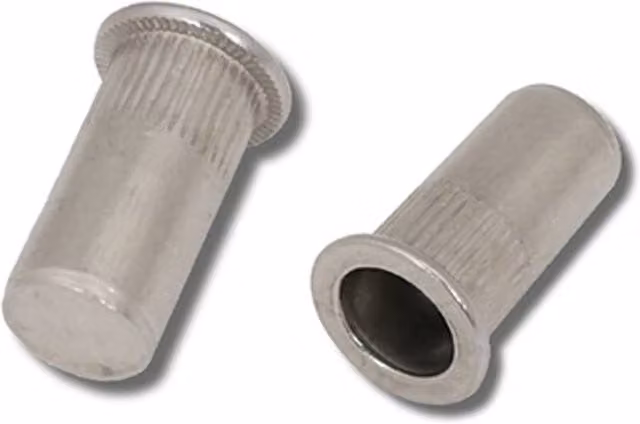 JRP Riveting Products M10 x 30.0 A2 Stainless Steel Rivet Nuts, Silver, Box of 100
