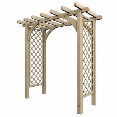 Rowlinson Cheltenham Grand Arch Brown Wood Climbing Frame – 2
