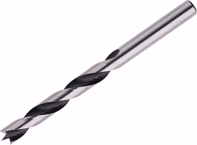 IRWIN Wood Drill Brad Point Bits in Silver and Multicolour