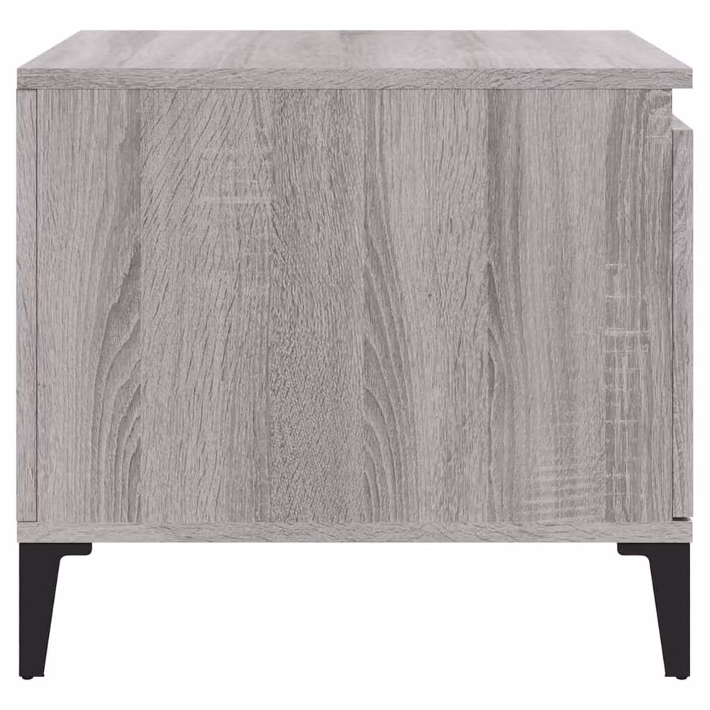 Berkfield Home Decorative Coffee Table in Grey Sonoma, W/D/H: 100 x 50 x 45 cm – 3