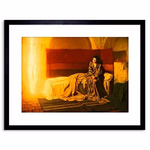 Wee Blue Coo The Annunciation Framed Art Print, Multicolour, W/H: 23.0 x 17.8 cm