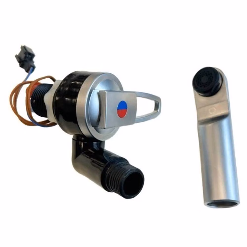 Nordara Deluxe Single Lever Mixer Tap for Campervans and Caravans in Matt Chrome and Black – 3