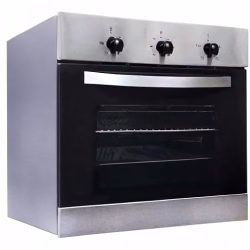 SIA SO111SS Silver and Black Stainless Steel Built In Single Electric True Fan Oven – 5