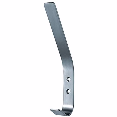 Loops Satin Stainless Steel Flat Bar One Piece Hat and Coat Hook