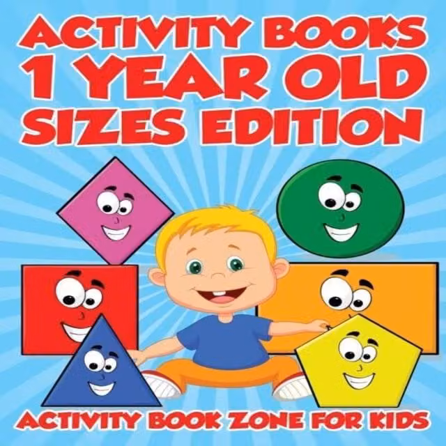 Activity Book Zone for Kids Multicolour Paperback Activity Book for 1 Year Olds