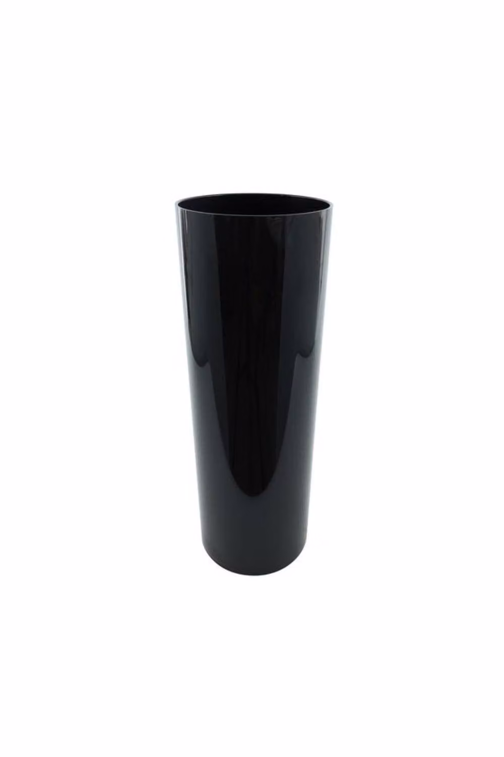 KDMD Black Acrylic Round Cylinder Tabletop Vase, Dia: 18 cm, H: 50 cm – 2