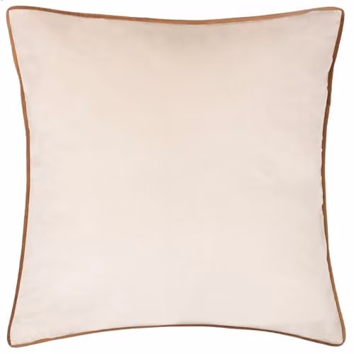 furn Meridian Velvet Square Cushion in Beige, W/D/H: 45 x 45 x 45 cm – 1