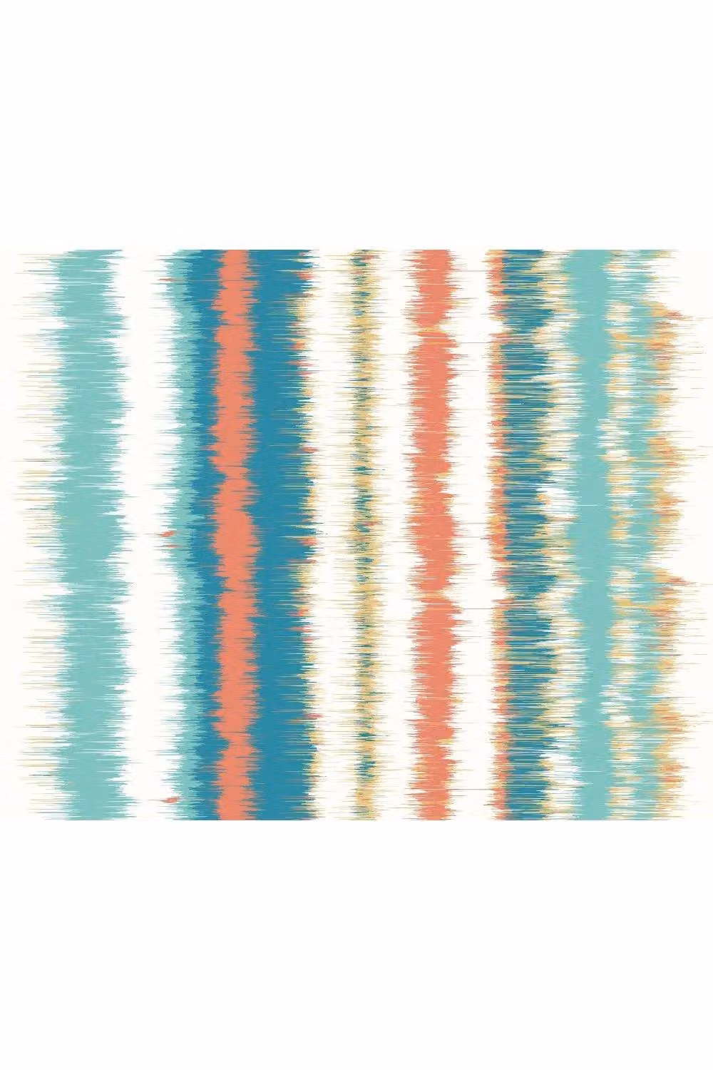 Origin Murals Linear Stripe Matt Smooth Paste the Wall Mural in Petrol and Multicolour, W: 300 cm, H: 240 cm – 2
