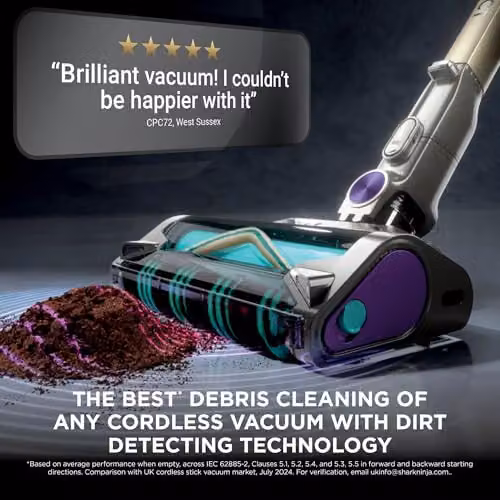 Shark PowerDetect Cordless Bagless Pet Hair Vacuum Cleaner in Grey – 2