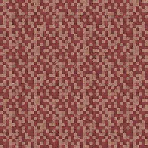 Galerie G67424 Natural FX Red Geometric Washable Vinyl Non-Woven Wallpaper