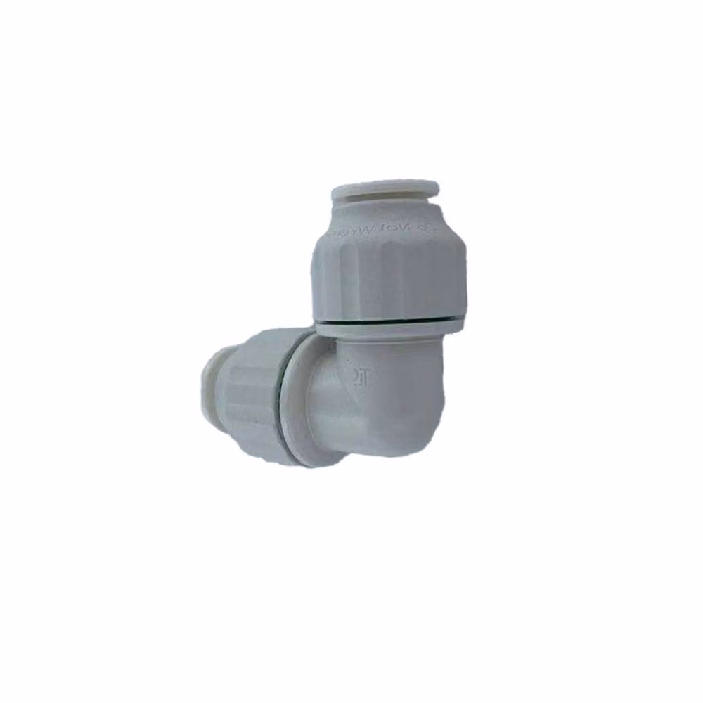 Securplumb 90 Degree Plastic Compression Elbow Bend in White – 2