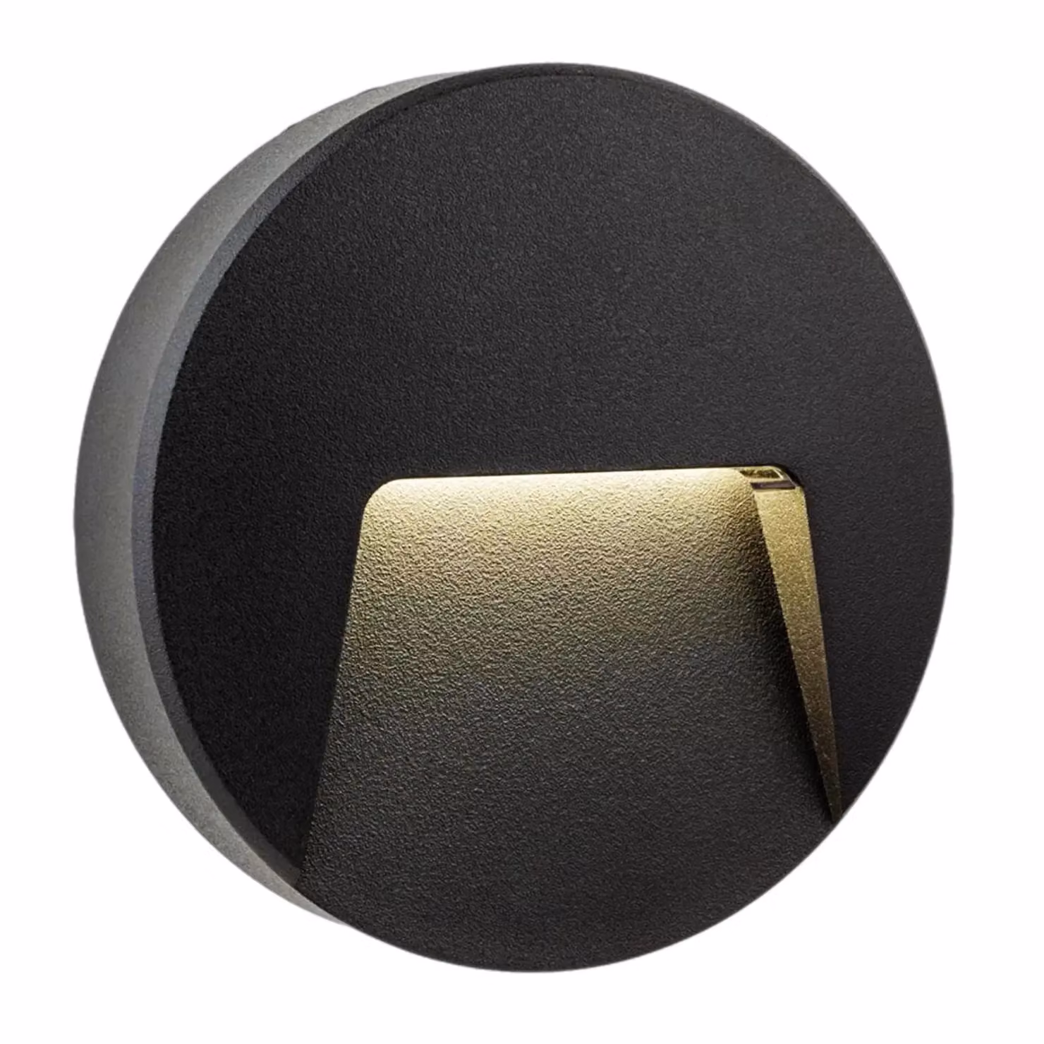 CGC Lighting Primrose Black LED Round Outdoor Wall Down Light – 5