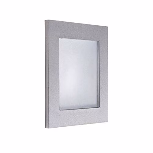 Netlighting Linea Verdace Square Recessed LED Wall Light in Grey Aluminium – 1