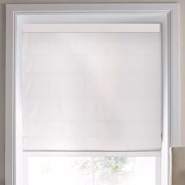 Laura Ashley Swanson Made To Measure Blackout Roman Blind in Oyster