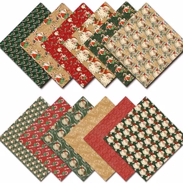 Syntego Christmas Scrapbook Construction Paper Set, Multicolour and Red, 160 x 24 x 24 cm