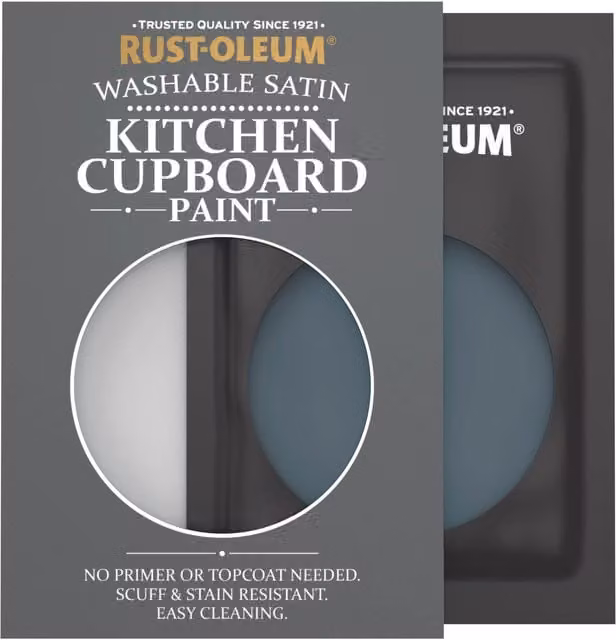 Rust-Oleum Kitchen Cupboard Satin Finish Tester Sachet in Evening Blue, 10ml
