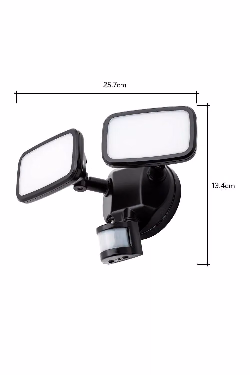 BHS Lighting Twin Wilson LED Outdoor Flood Light with Motion Sensor in Black – 4