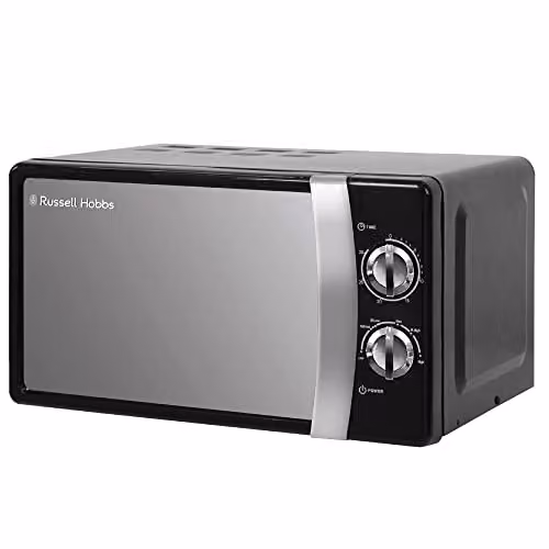 Russell Hobbs RHMM701B 17L 700W Solo Manual Countertop Microwave in Black