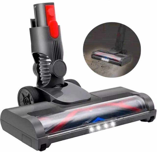 Kelvenix Soft Roller Cleaner Brush Head Motor Kit for Dyson in Grey