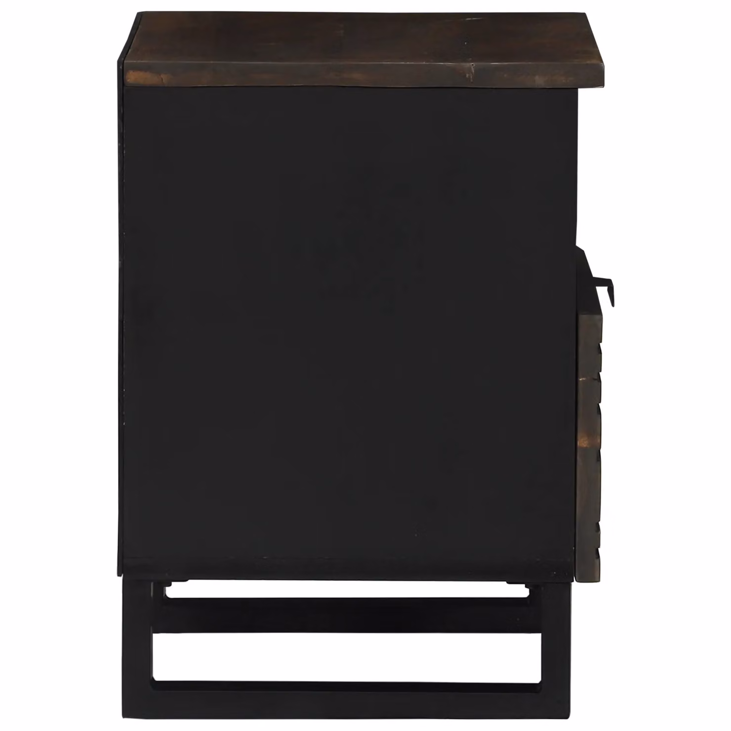 Berkfield Home Solid Wood Mango Bedside Cabinet in Brown, W/D/H: 40 x 33 x 46 cm – 4