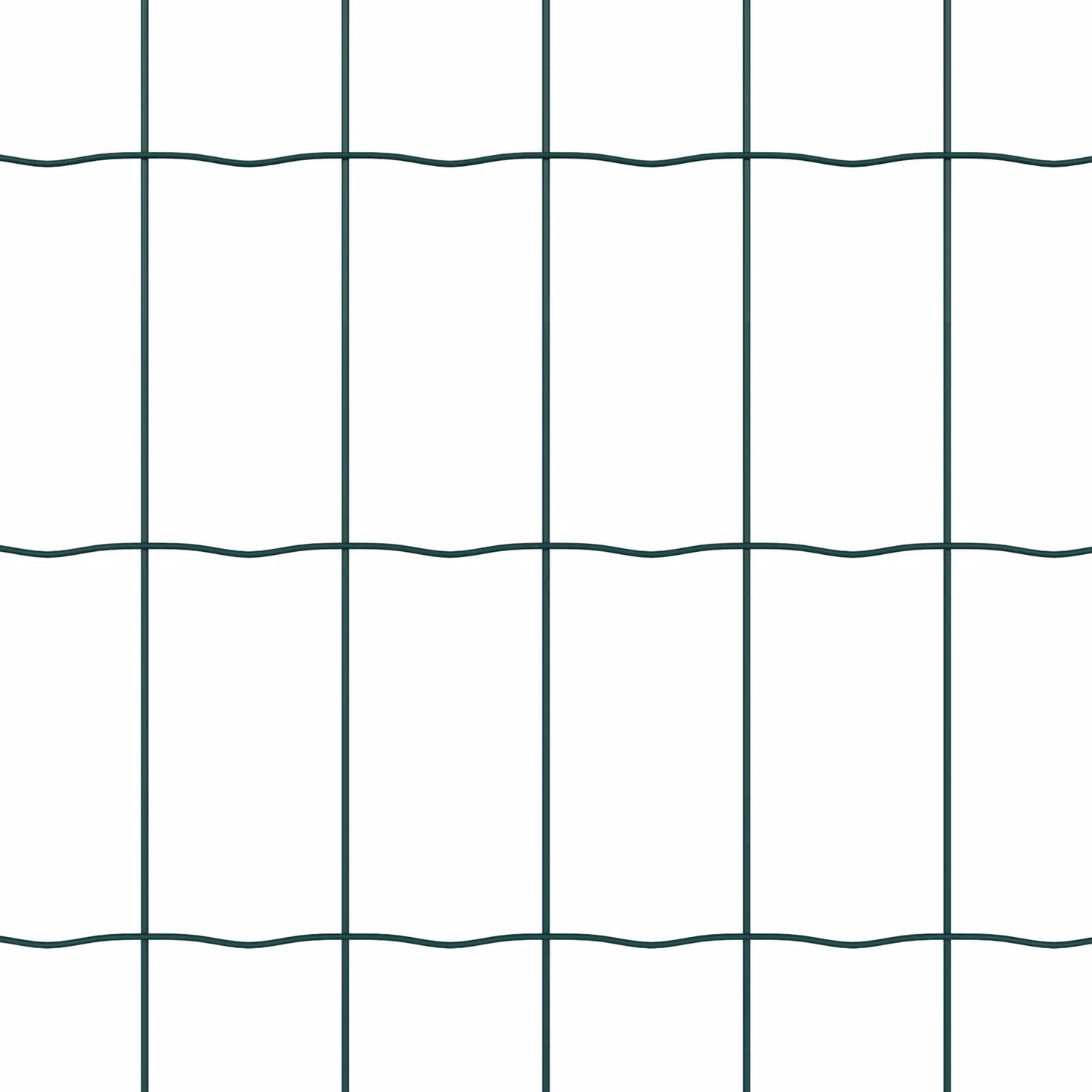 Berkfield Home Euro Fence Green PVC-Coated Steel Rectangular Fencing, 2.0 m x 25 m – 5