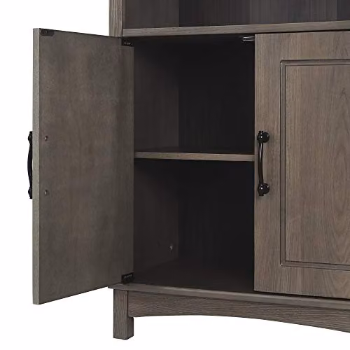 Teamson Home Russell Wooden Bathroom Freestanding Storage Cabinet in Salt Oak Brown, W/D/H: 33 x 21.5 x 87 cm – 4