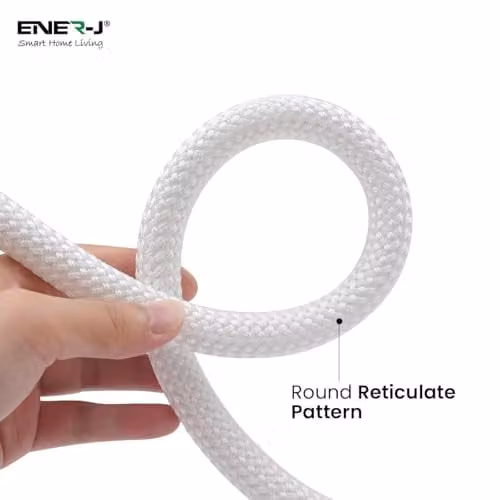 ENERJ RGBIC Neon Rope Light, 5m Multicolour Waterproof IP65 LED Strip, 50W 5000LM Smart Lighting with App, Remote Control and Music Sync – 6