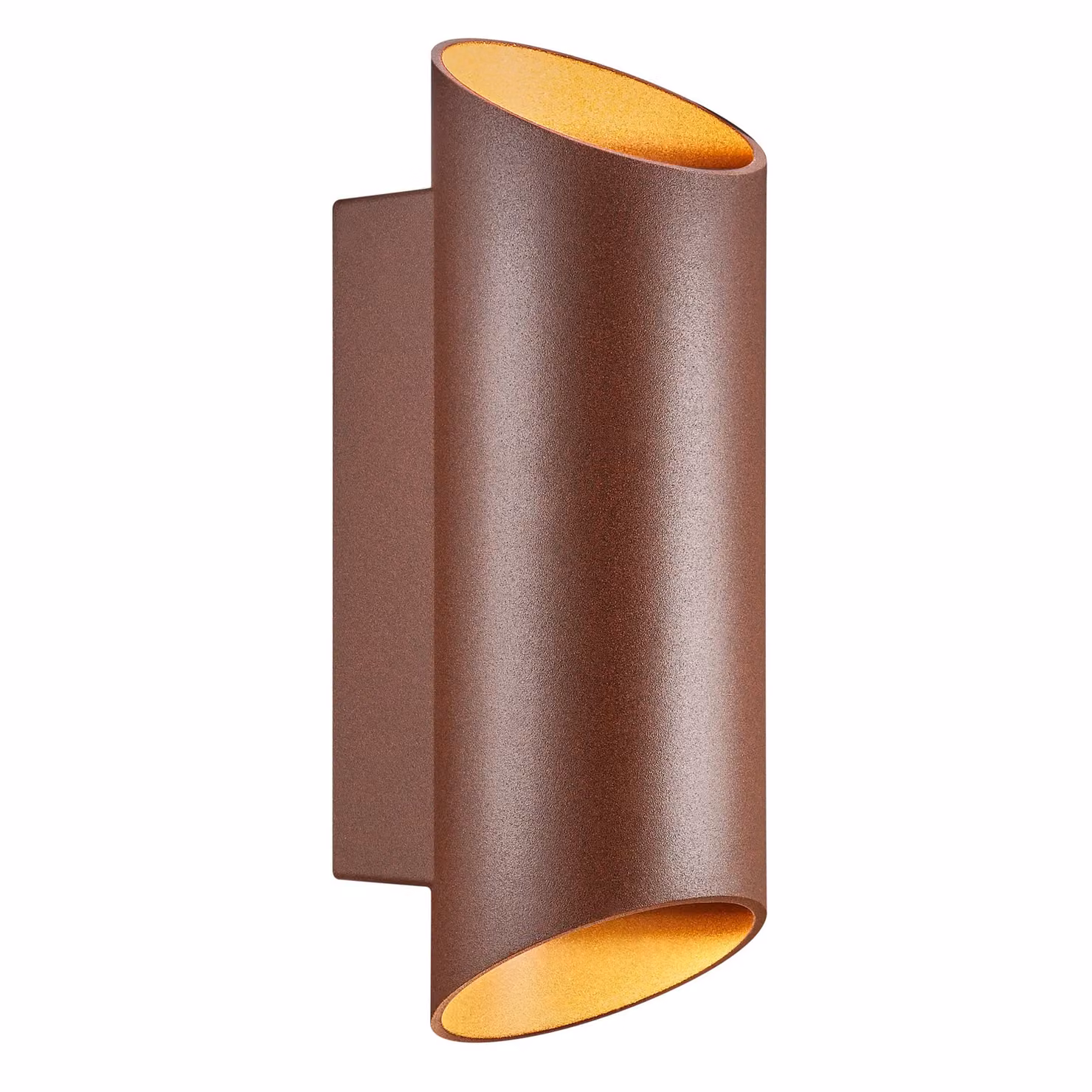 Nordlux Nico Modern Outdoor Wall Light in Brown Metal with GU10 Up and Down Lighting IP54 – 2