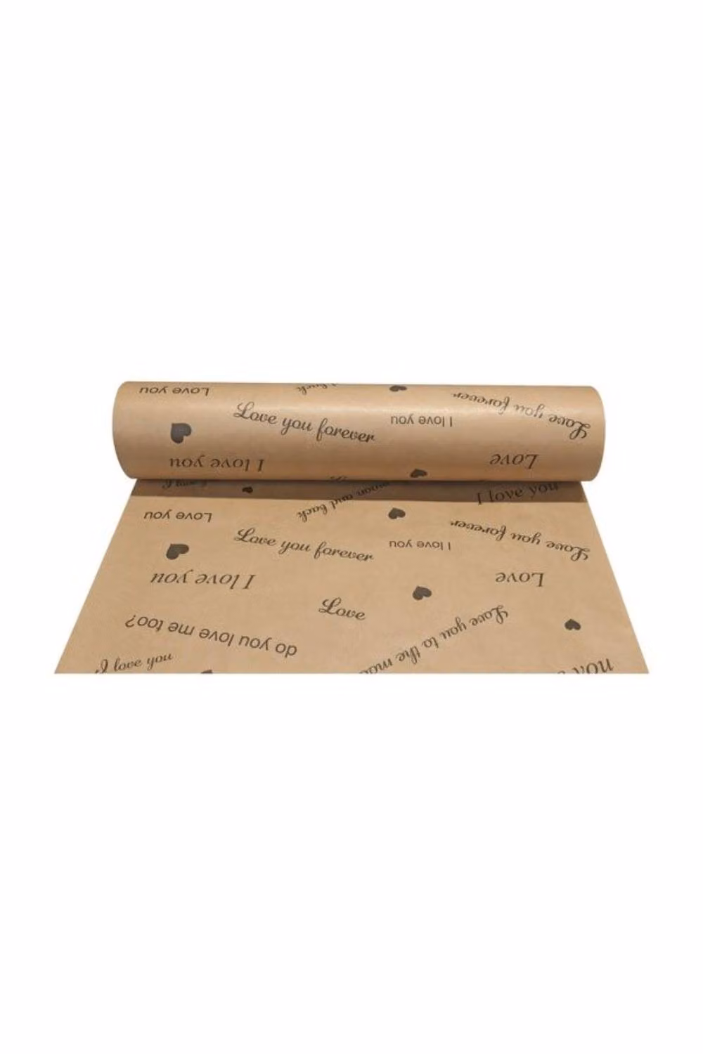 KDMD Nat Kraft Love Brown Construction Paper, W: 50 cm, L: 100 m – 2