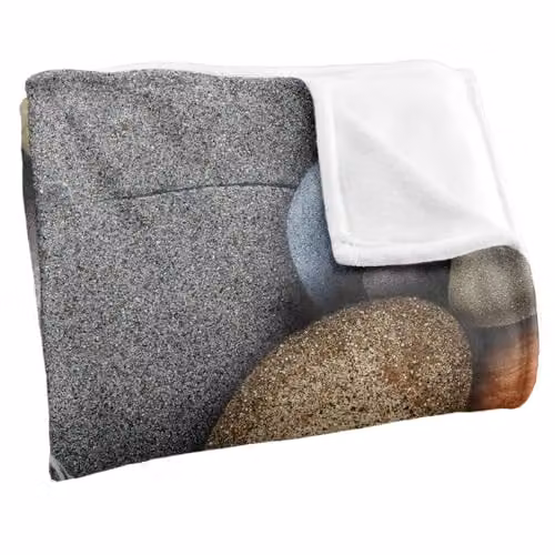 JQ Licensing Autumn Stones Silky Touch Super Soft Fleece Throw Blanket, Multicolour, W: 91 cm, D: 147 cm – 2