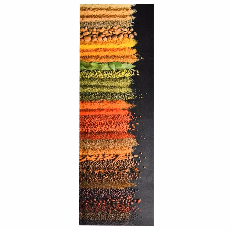 Berkfield Home Spice Washable Kitchen Carpet, Multicolour, W: 60 cm, L: 300 cm