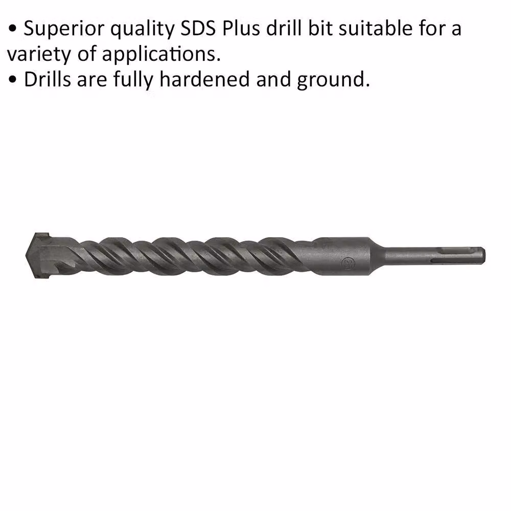 Loops SDS Plus Drill Bit, Grey and Multicolour, Diameter: 25 mm, Length: 250 mm – 2