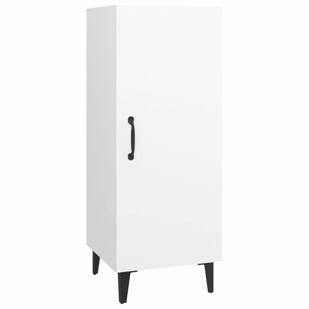 Berkfield Home Modern White Matt Sideboard, W/D/H: 34.5 x 34.0 x 90.0 cm – 2