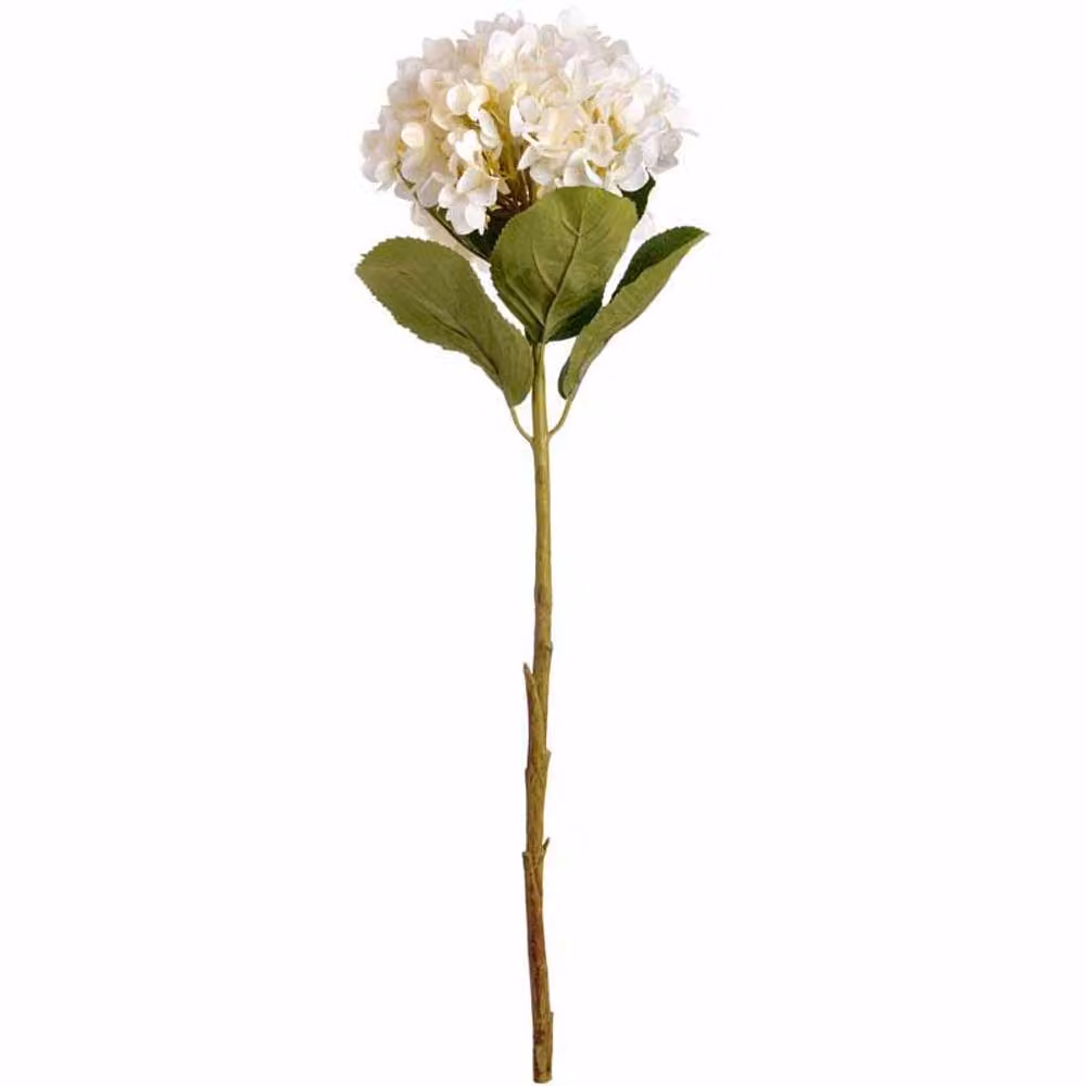 Lemon Pavilion Furniture and Decor White Oversized Artificial Hydrangea Flower, W25 x D25 x H73 cm – 3