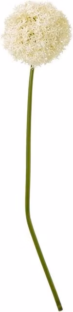 KDMD Cream and White Faux Allium Stem Plastic Floral Decor