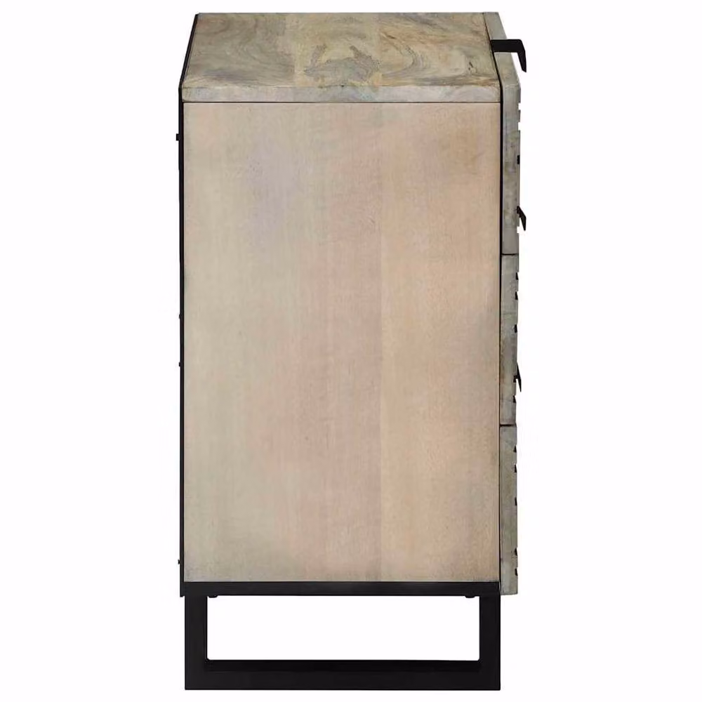 Berkfield Home Beautiful Bedside Tables with Drawer in White and Black, W/D/H: 50 x 33 x 60 cm – 3