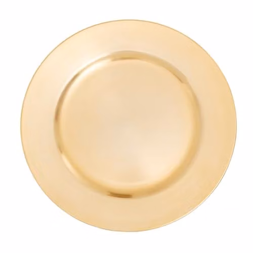 Orsina Gold Melamine Charger Dinner Plates – 1